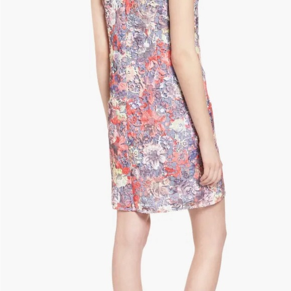 Halogen Lace Pinstripe Tank Dress - Picture 4 of 6